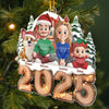 Custom Acrylic Ornament - Personalized Christmas Birthday Gifts For Family, Dog Cat Lovers - Love Lit Every Corner Of Home