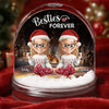 Custom Acrylic Snow Globe - Personalized Best Friend Christmas Birthday Gifts For Women, Besties, Sisters, BFF - Friendship Wrapped In Holiday Cheer