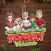 Custom Acrylic Ornament - Personalized Christmas Birthday Gifts For Mom, Dad, Brother, Sister, Kids - Together Is Our Gift