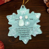 Custom Sea Glass Acrylic Ornament - Personalized Anniversary Christmas Wedding Gifts For Husband And Wife, Him And Her, Couples, Beach Lovers - Ocean Air Warm Hearts