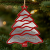 Custom Wooden Mirror Acrylic Ornament - Personalized Christmas Birthday Gifts For Mom, Dad, Brother, Sister, Kids - Merry Hearts Always