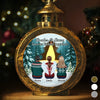 Custom Candlelight Lantern Ornament - Personalized Christmas Birthday Gifts For Brother, Sister - Keep The Light Within