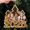 Custom Photo Acrylic Ornament - Personalized Christmas Birthday Gifts For Mom, Dad, Brother, Sister, Kids - Our Story, Framed In Joy