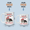 Custom First Christmas Mug - Personalized Christmas Birthday Gifts For Dog Lovers, Dog Dad And Mom - Merry 1st Woofmas