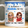 Custom Mug - Personalized Best Friend Birthday Gifts For Women, Besties, Sisters, BFF - Together Through Every Chapter