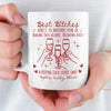Custom Mug - Personalized Best Friend Birthday Gifts For Women, Besties, Sisters, BFF - Soul Talks Daily