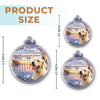 Custom Photo Acrylic Ornament - Personalized Pet Christmas Memorial Sympathy Gifts For Dogs, Cats - Forever Missed Forever Cherished
