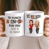 Custom Mug - Personalized Best Friend Birthday Gifts For Women, Besties, Sisters, BFF - Stay Wild Stay Close