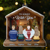 Custom Acrylic Ornament - Personalized Christmas Memorial Sympathy Gifts For Loss Of Mom, Dad - Your Love Forever Lives In Me