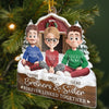 Custom Acrylic Ornament - Personalized Christmas Birthday Gifts For Brother, Sister - Warm Hearts Forever