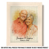 Custom Photo Watercolor Puzzle With Wooden Frame - Personalized Anniversary Wedding Gifts For Husband And Wife, Him And Her - Life’s Sweetest Puzzle, Complete With You