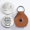 Custom Long Distance Pocket Hug - Personalized Best Friend Birthday Gifts For Women, Besties, Sisters, BFF - Miles Apart Still Connected By Heart