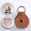 Custom Pocket Hug - Personalized Best Friend Birthday Gifts For Women, Besties, Sisters, BFF - Together We Shine Brighter