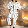 Custom Adult Onesie - Personalized Christmas Birthday Gifts For Mom, Dad, Grandma, Grandpa - Hugs You Can Wear