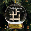 Custom Scrabble Acrylic Ornament - Personalized Christmas Birthday Gifts For Mom, Dad, Brother, Sister, Kids - Together Is Our Favorite Place