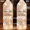 Love Is A Partnership - Couple Personalized Custom Bottle Lamp - Gift For Husband Wife, Anniversary