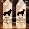 Forever In My Heart - Memorial Personalized Custom Bottle Lamp - Sympathy Gift For Pet Owners, Pet Lovers