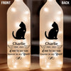A Piece Of My Heart Will Always Be With You - Memorial Personalized Custom Bottle Lamp - Sympathy Gift For Pet Owners, Pet Lovers