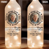 Custom Photo You Are Always Loved And Never Forgotten - Memorial Personalized Custom Bottle Lamp - Sympathy Gift For Family Members