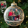 Custom Photo Acrylic Ornament - Personalized Christmas Birthday Gifts For Grandma, Grandpa - Grandparents’ Love Is The Warmest Gift