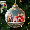 Custom Photo Acrylic Ornament - Personalized Christmas Birthday Gifts For Mom, Dad, Brother, Sister, Kids - Forever Our Favorite Season