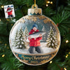 Custom Photo Acrylic Ornament - Personalized Christmas Birthday Fishing Gifts For Fisherman - Santa’s Favorite Fisherman
