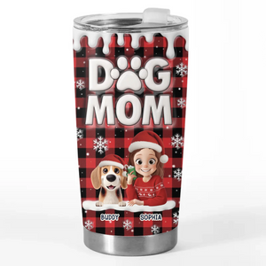 Custom Tumbler - Personalized Christmas Birthday Gifts For Dog Lovers, Dog Dad And Mom - Welcome To The Pawty