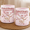 Custom 11oz Pink Marble Mug - Personalized Birthday Gifts For Mom, Daughter - You Are My Joy