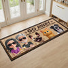 Custom Runner Rug - Personalized Anniversary Wedding Gifts For Husband And Wife, Dog Cat Lovers - Knock Only If You Have Treats