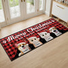 Custom Runner Rug - Personalized Christmas Birthday Gifts For Dog Cat Lovers, Dog Dad And Mom, Cat Owners - Home Of Happy Paws
