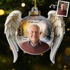 Custom Photo Acrylic Ornament - Personalized Christmas Memorial Sympathy Gifts For Loss Of Mom, Dad - Our Guiding Light At Christmas
