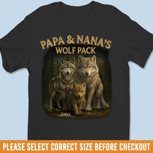 Custom Unisex T-shirt, Premium T-shirt, Hoodie - Personalized Birthday Gifts For Mom, Dad, Grandma, Grandpa - Our Pack Our Home