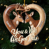 Custom Acrylic Ornament - Personalized Anniversary Christmas Wedding Gifts For Husband And Wife, Him And Her - You’re My Favorite Catch