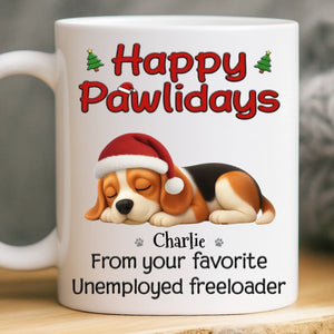 Custom Mug - Personalized Christmas Birthday Gifts For Dog Cat Lovers, Dog Dad And Mom, Cat Owners - Certified Cuddle Addicts