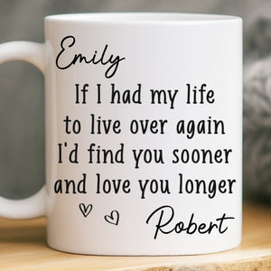 Custom Mug - Personalized Anniversary Wedding Gifts For Husband And Wife, Him And Her - Love You More Every Day