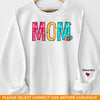 Mom, Your Love Is My Anchor - Family Personalized Custom Unisex Sweatshirt With Design On Sleeve - Gift For Mom, Grandma