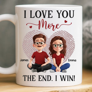 Custom Mug - Personalized Anniversary Wedding Gifts For Husband And Wife, Him And Her - Two Hearts One Story