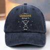 Custom Vintage Washed Denim Baseball Cap US - Personalized Birthday Gifts For Dad, Grandpa - Best Dad Best Childhood Ever