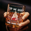 Custom Whiskey Glass - Personalized Anniversary Wedding Gifts For Husband And Wife, Him And Her - Love You More Than Coffee
