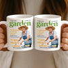 Custom Photo Magazine Mug - Personalized Christmas Birthday Garden Gifts For Gardeners - Dirt Therapy Enthusiast
