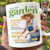 Custom Photo Magazine Mug - Personalized Christmas Birthday Garden Gifts For Gardeners - Dirt Therapy Enthusiast