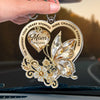 Custom Acrylic Car Ornament - Personalized Memorial Sympathy Gifts For Loss Of Mom, Dad - Forever My Guardian