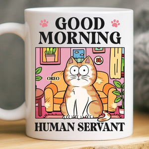 Custom Mug - Personalized Birthday Gifts For Cat Lovers, Cat Mom And Dad - Judgment In Whiskers