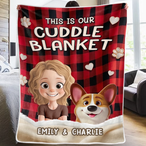 Custom Blanket - Personalized Birthday Gifts For Dog Cat Lovers, Dog Dad And Mom, Cat Owners - One More Nap With My Pets