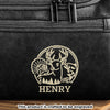 Custom Engraved Leather Toiletry Bag - Personalized Christmas Birthday Hunting Gifts For Hunters - Hunt, Explore, Repeat