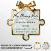 Custom Car Visor Clip - Personalized Memorial Sympathy Gifts For Loss Of Mom, Dad - Forever A Beautiful Soul