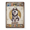 Custom Home Decor Metal Sign - Personalized Birthday Gifts For Dog Lovers, Dog Dad And Mom - Fur Kids Run The House