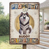 Custom Home Decor Metal Sign - Personalized Birthday Gifts For Dog Lovers, Dog Dad And Mom - Fur Kids Run The House