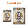 Custom Home Decor Metal Sign - Personalized Birthday Gifts For Dog Lovers, Dog Dad And Mom - Fur Kids Run The House