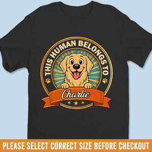 Custom Unisex T-shirt, Premium T-shirt, Hoodie - Personalized Birthday Gifts For Dog Lovers, Dog Dad And Mom - Boss Energy, Fluffy Edition
